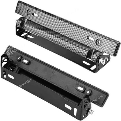 1peice Carbon fiber license plate holder- Car Hanging plate holder image 2
