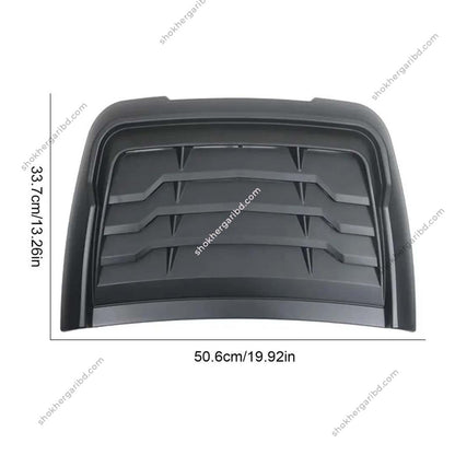 Car Bonnet Hood Fake Air Vent Modification Carbon Fiber Style image 5
