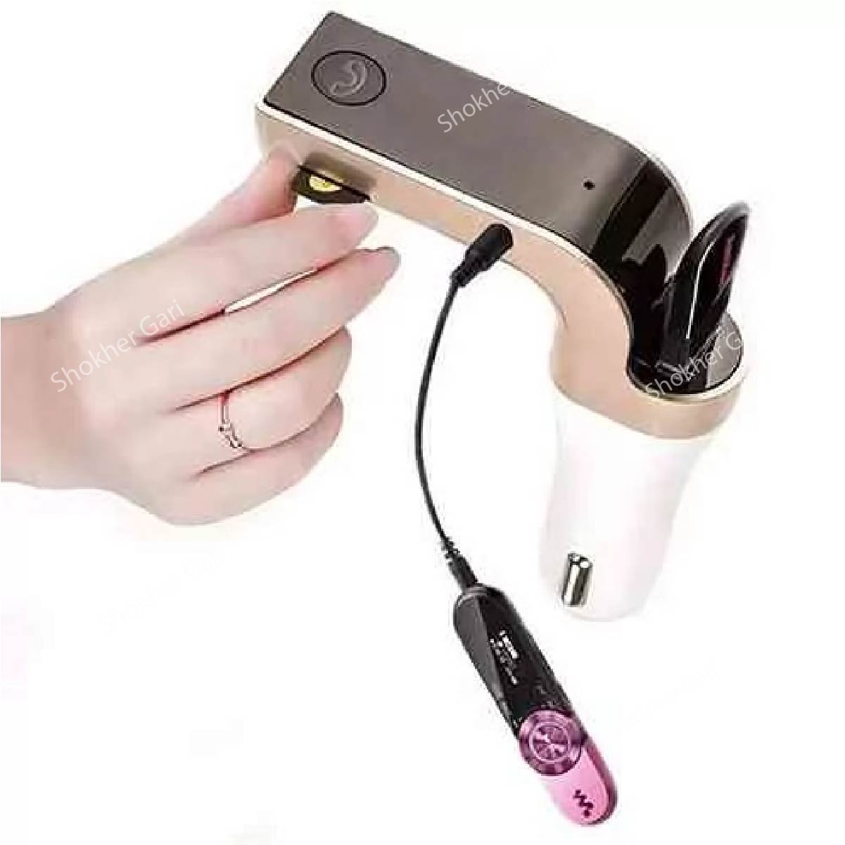 Wireless Bluetooth car FM transmitter- CARG7 F image 1