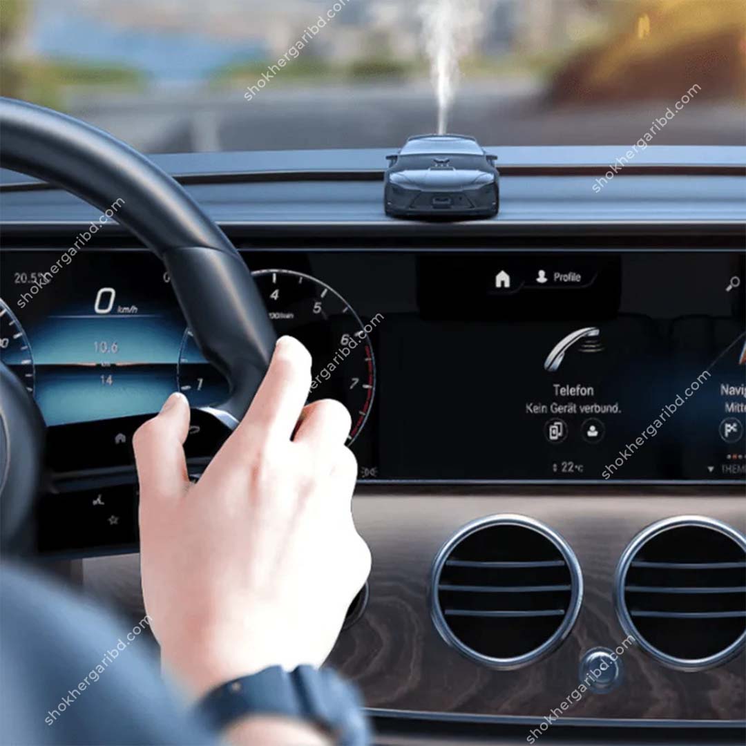 Car Shape Smart Humidifier Diffuser – Auto Aromatherapy &amp; Fragrance for Your image 3