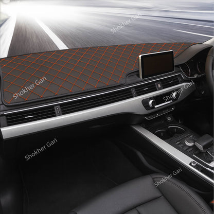 M/Y Anti Slip 5D Car Dashboard Cover Red Check image 0