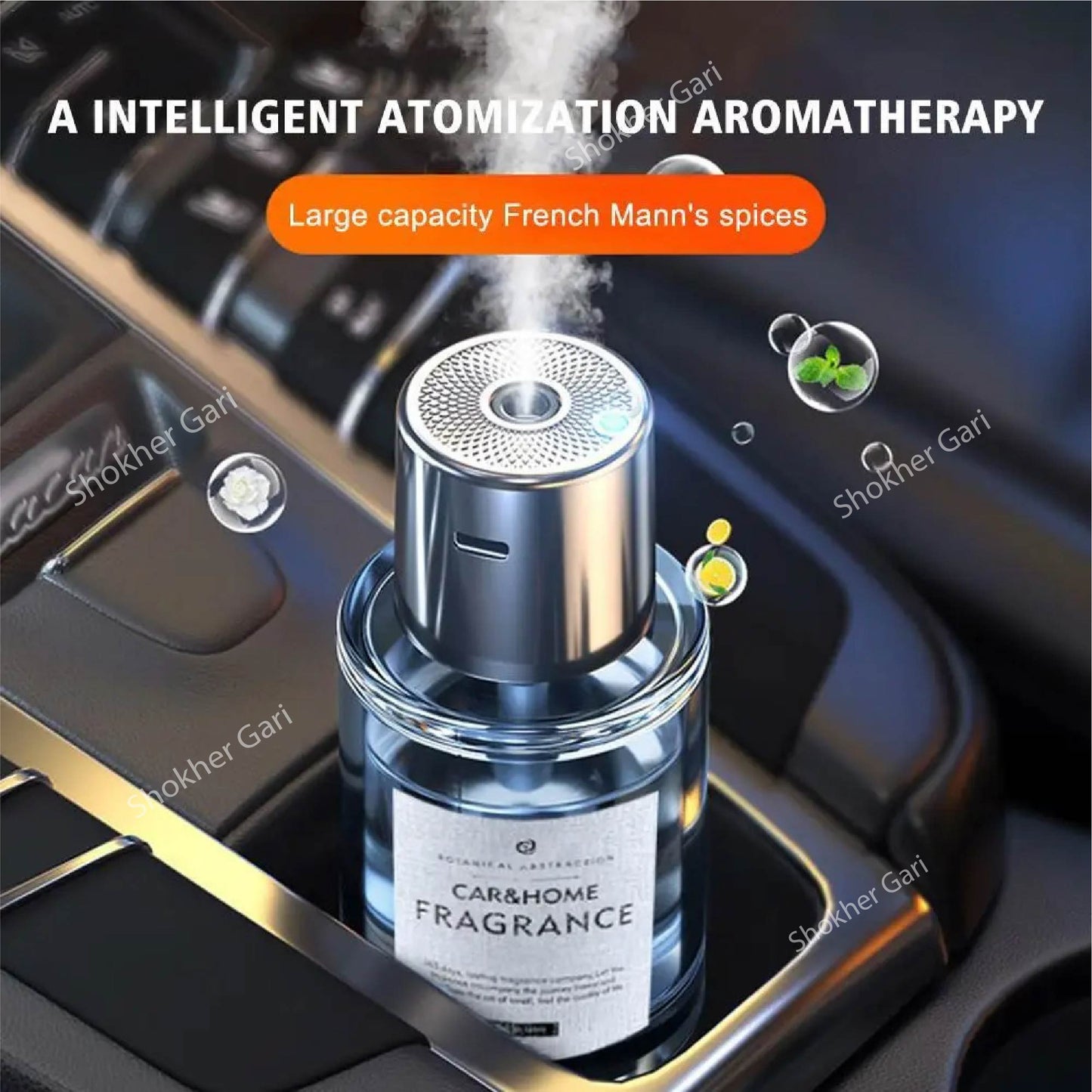 Car Perfume Portable 120ml Oils Aromatherapy Diffuser image 1
