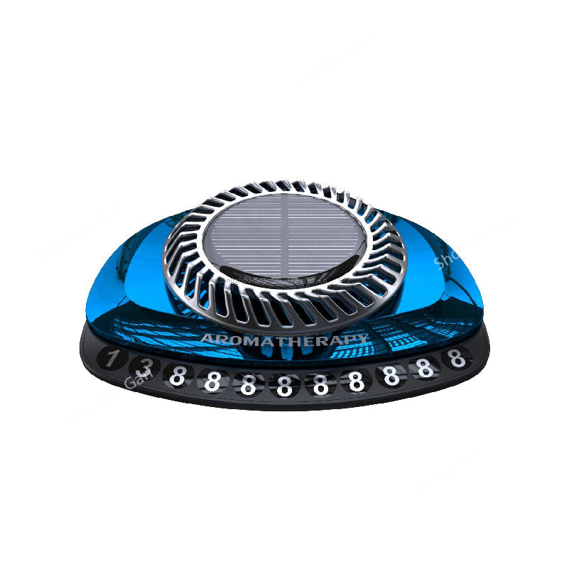Car Solar Air Freshner With Parking Number image 1
