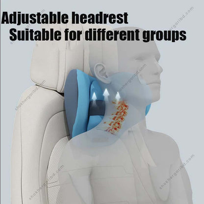 Slow Rebound Guard Car Neck &amp; Lumbar Pillow  2 Pieces – 1 Set image 2