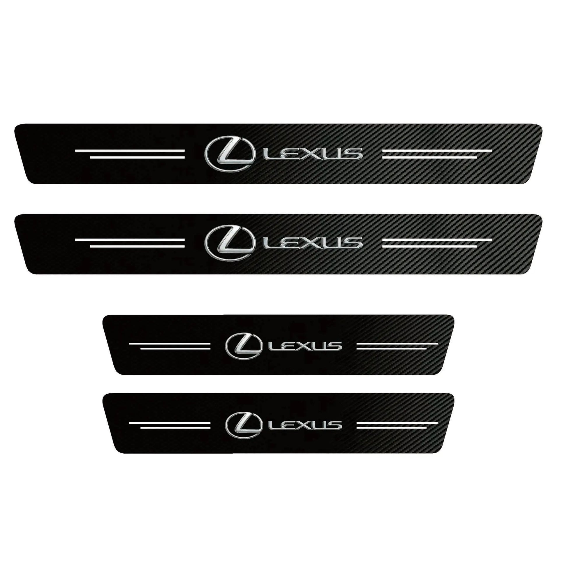 Carbon Fiber Car Door Sill Sticker Protector 4pcs Set (Copy) - Lexus image