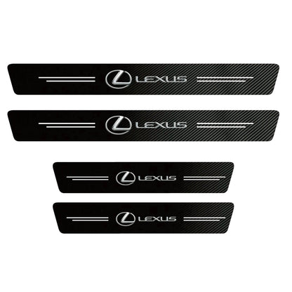 Carbon Fiber Car Door Sill Sticker Protector 4pcs Set (Copy) - Lexus image