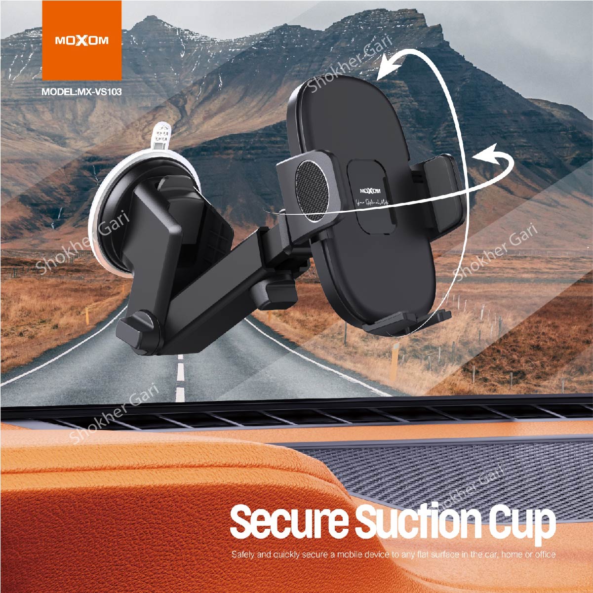 MX-VS103 DASHBOARD PHONE HOLDER image 3