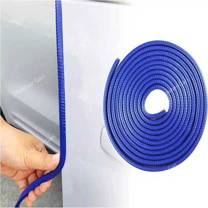 Car Door Guard Shield - Strong Anti-Scratch Door Edge Guard- 5 Colours Bumper Door Edge Protector for 4 Door 17 Feet / 5 Metre image 5