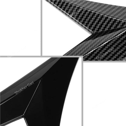 2pcs Car Fender Side Arrow Flow Vent Decoration Sticker Trim Cover image 1