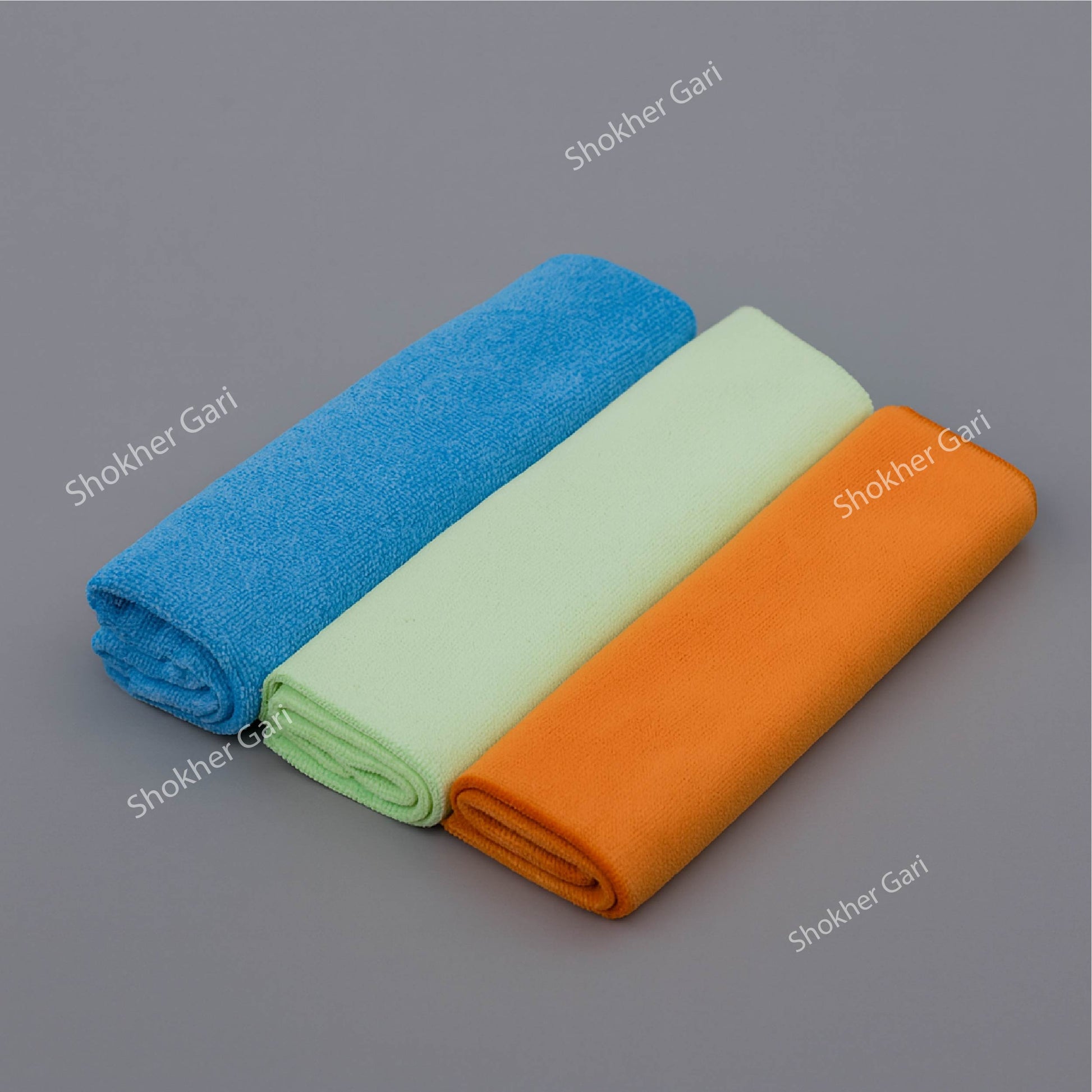 Bullsone Car Cleaning Towel 3pcs 40x40cm image 1