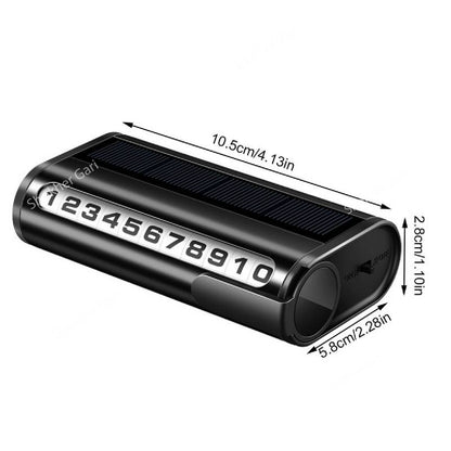 1pcs Solar Powered LED Mobile Temporary Number image 7