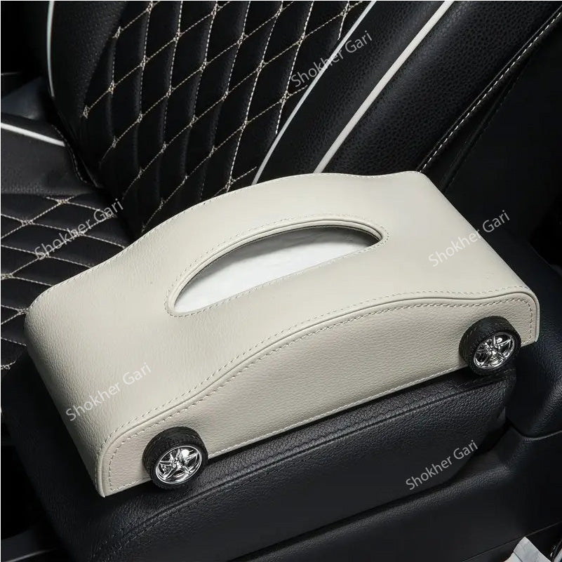 Leather Car Shape Tissue Box image 3