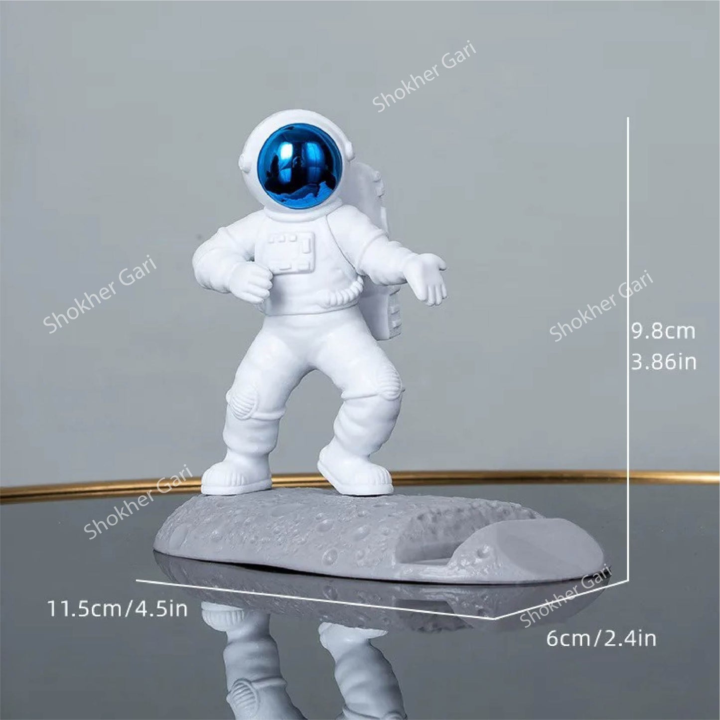 Astronaut Statue Office mobile Mount holder 1Pcs - 3 image