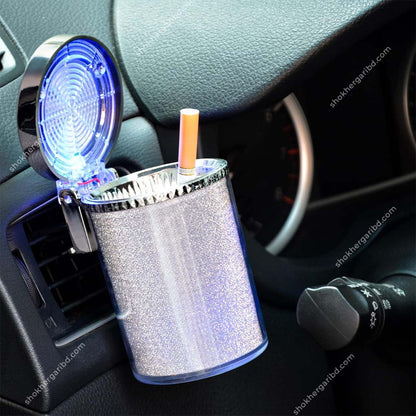 RGB Body Lighting Toyota Logo Car Ashtray with LED Light image 0