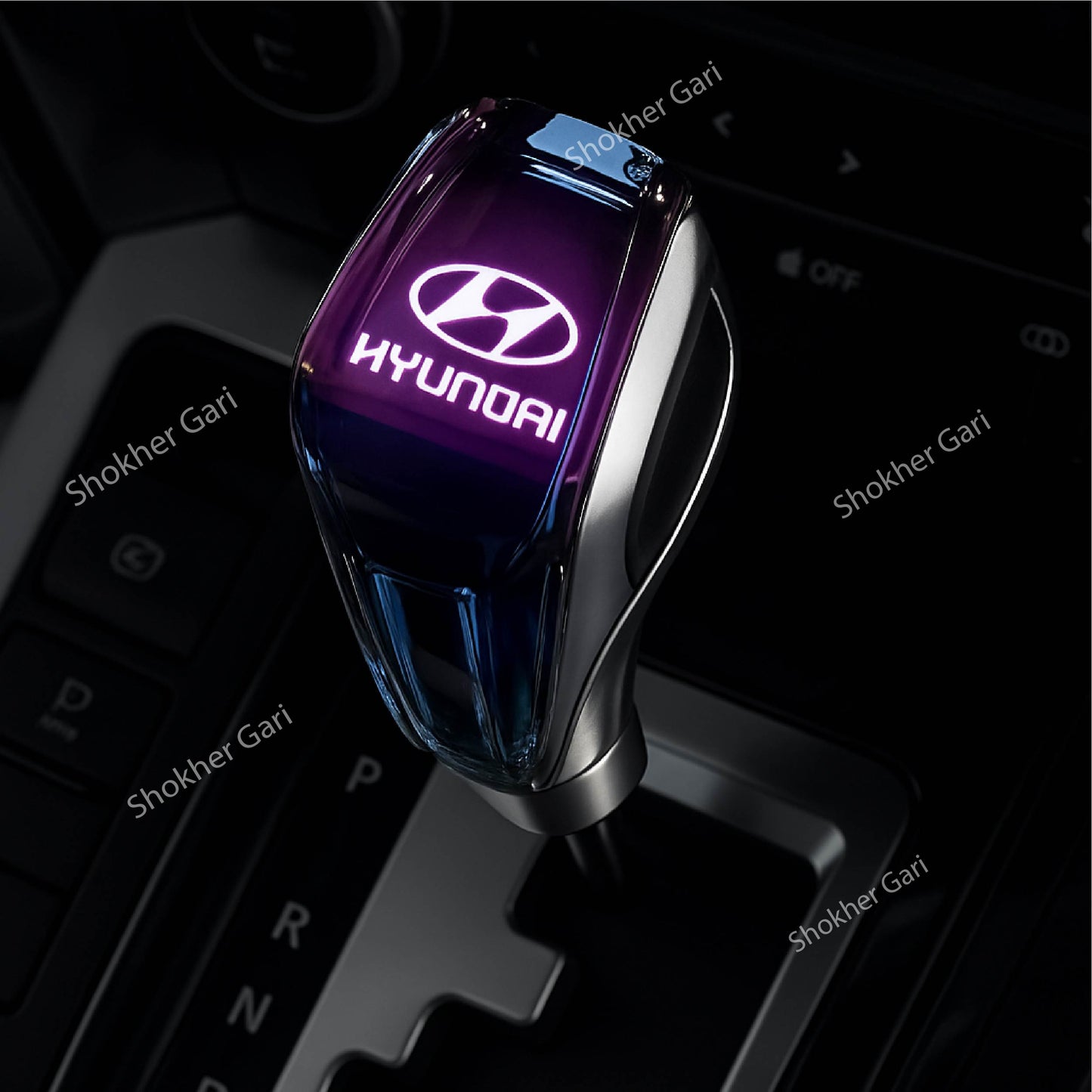 M/Y 7 Colour Crystal Gear Knob for Many Brands image 10