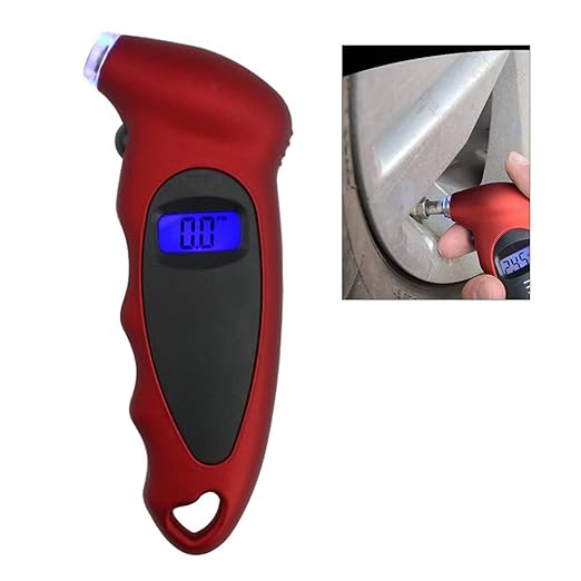 LCD Display Tyre Air Pressure Meter Gauge image 5