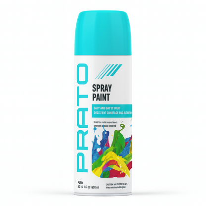 Prato Car Color Spray Paint Black,White, Silver. - White image