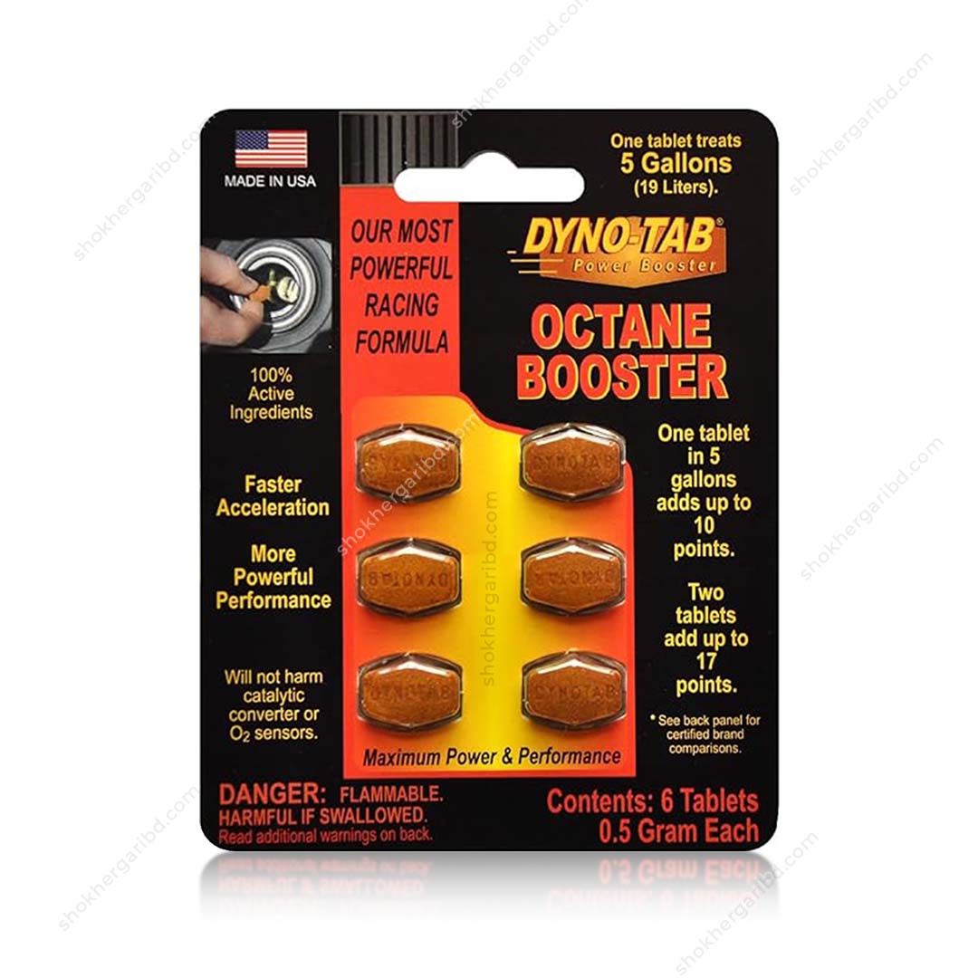 USA Dyno-tab Octane Booster 6-tab card image 1