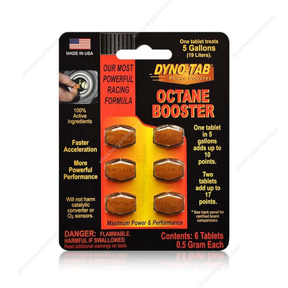 USA Dyno-tab Octane Booster 6-tab card image 1