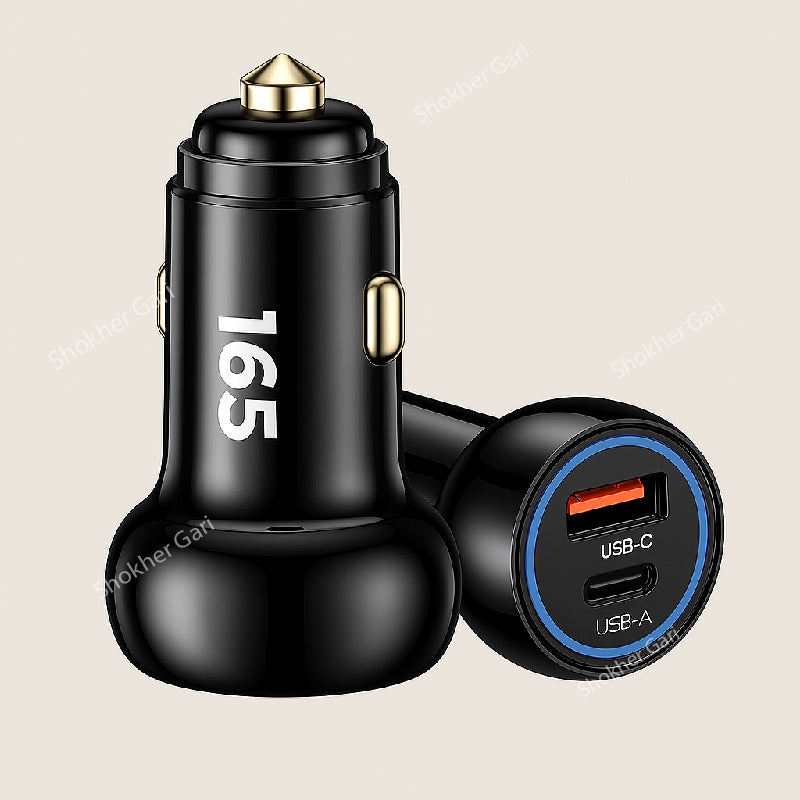 Pugan 165W Car Charger Super Fast &amp; Quick image 1
