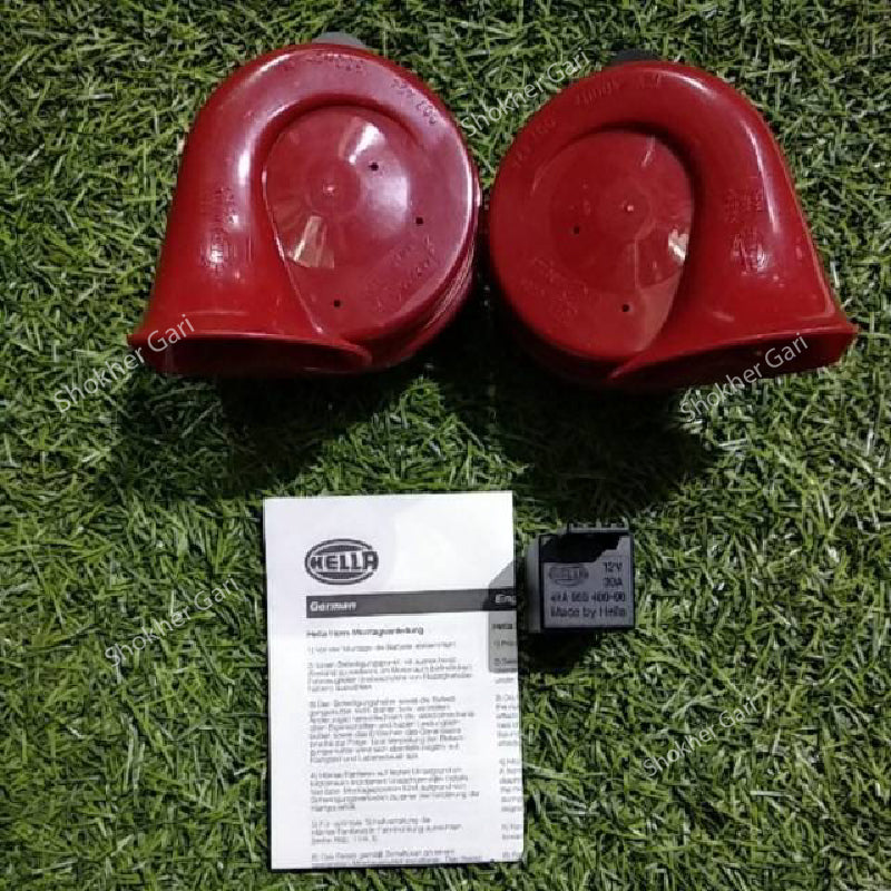 Hella Ruby Twin Tone Car Horn Set 12 Volt  (1 Pair) image 0