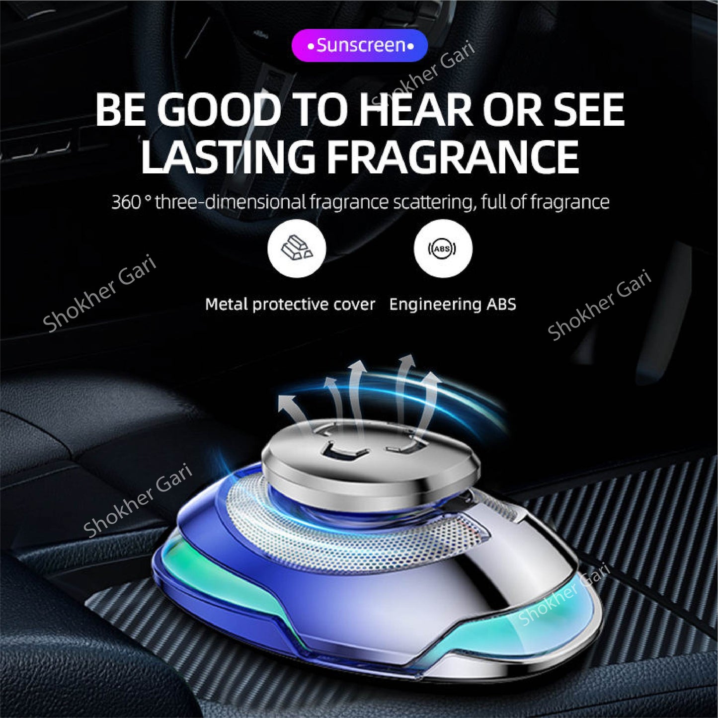 MULTI COLOR DASHBOARD PERFUME image 2