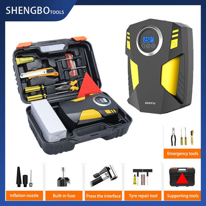 12V Tire Inflator Digital tool set Portable Car image 4