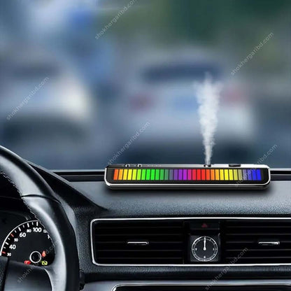 Multifunctional Itelligent Spray Diffuser Car Fragrance Car Liscence Plate Number With Colorful Ambient Light image 0