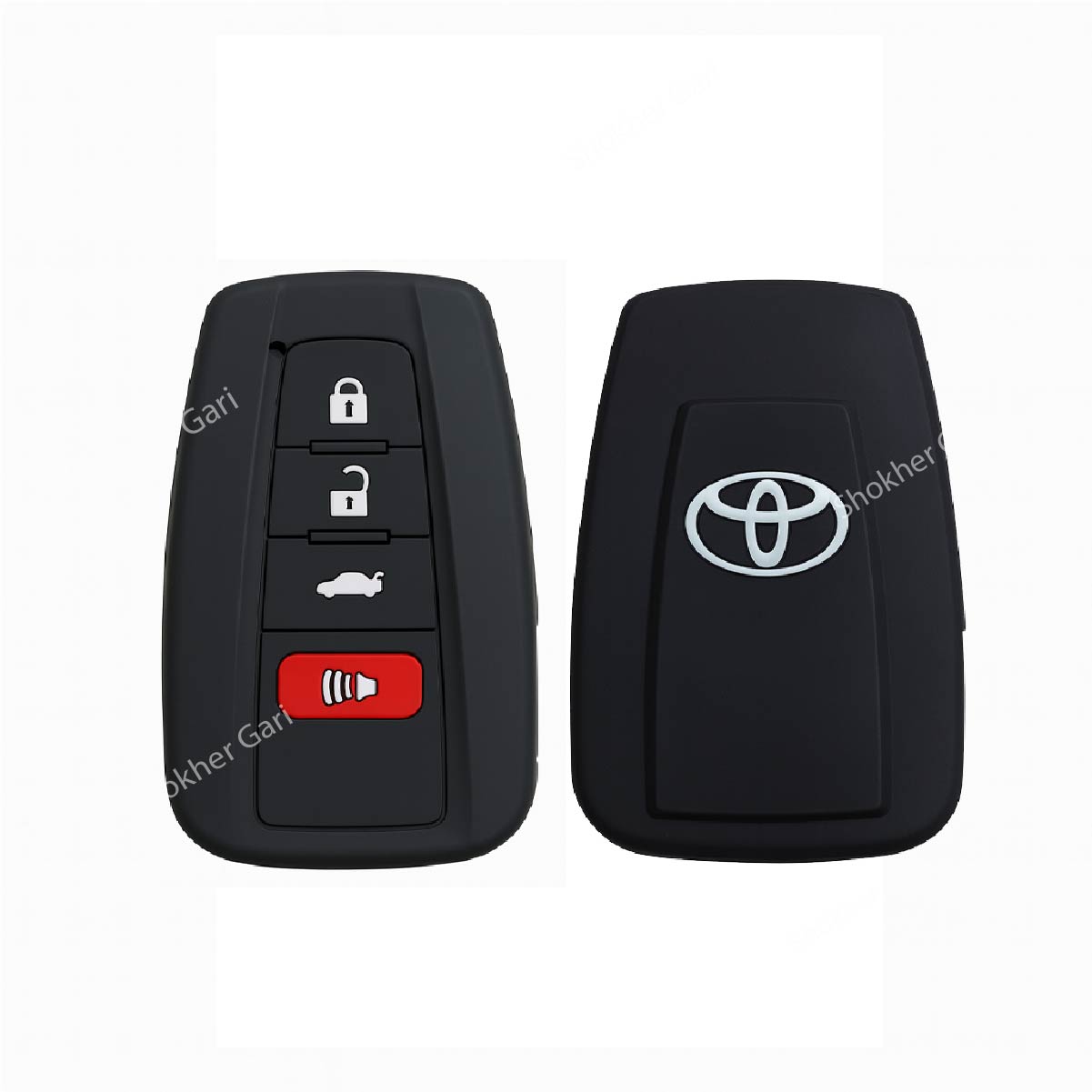 M/Y Silicone Car Key Cover for 100+ Car Model Remote Cover - Prado image