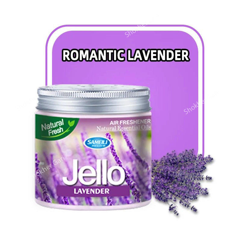Jello Car Air Freshner Sameili Jello Nature 220g - Levender image