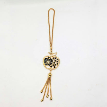 Apple Shape Allahu Stone Chain image 1