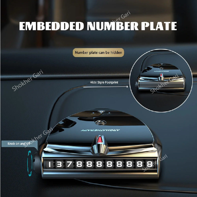 Humidefier Perfume and Diffuser With Parking Number Holder image 2