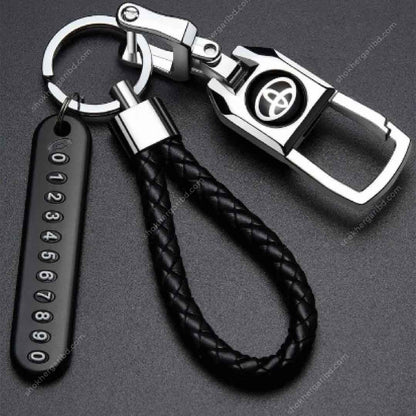 1pcs Mobile Number with KeyRing Toyota &amp; TRD - Toyota image