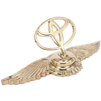 Toyota Golden Stand Eagle Bonnet Logo 1pcs - Big image
