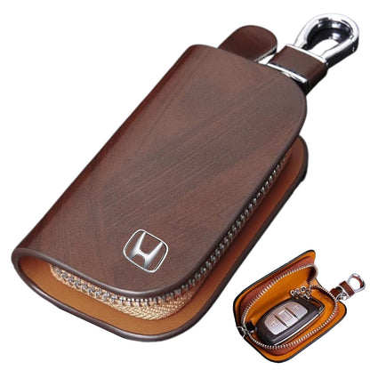 Pu Leather Remote and keychain for Luxurious Car image