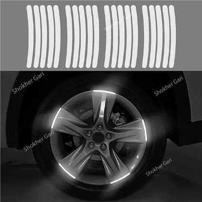 Colorful Car Wheel Reflective Sticker 20Pieces set image 1