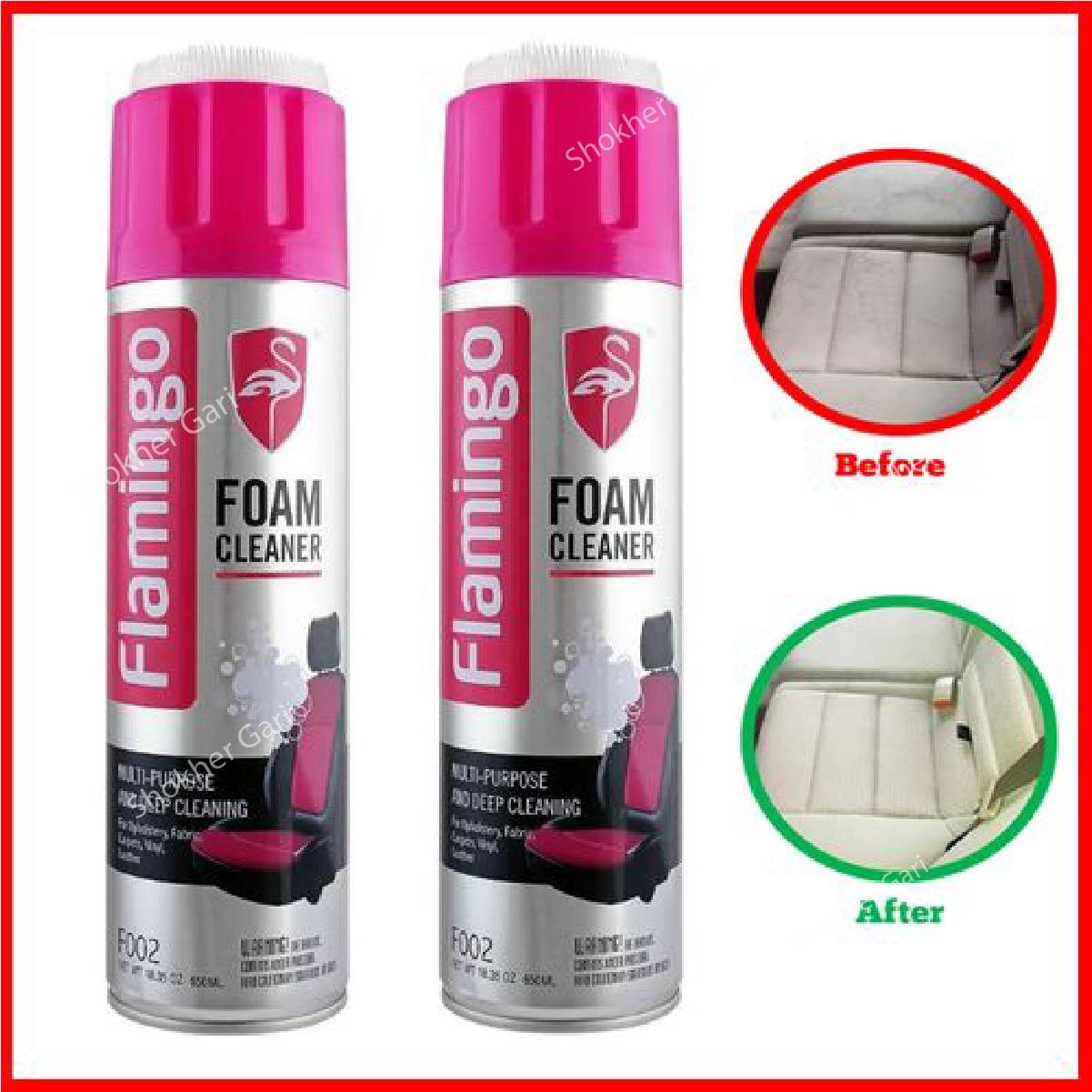 Flamingo Foam Multi Purpose Cleaner (650ml) image 7