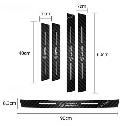 Carbon Fiber Car Door Sill Sticker Protector 4pcs Set (Copy) image 22