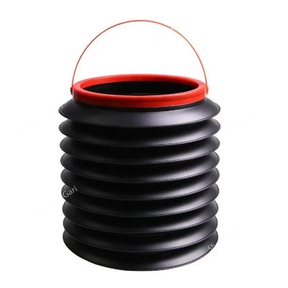 Foldable Portable space saving and hanging type car trash Bin image 4