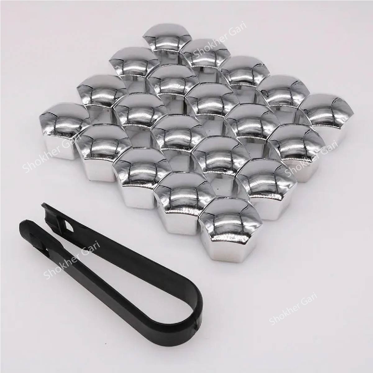 20Pcs Plastic Metalic Color car Wheel nut Cover image 6