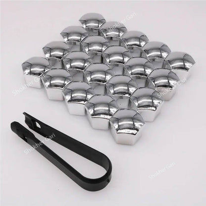 20Pcs Plastic Metalic Color car Wheel nut Cover image 6
