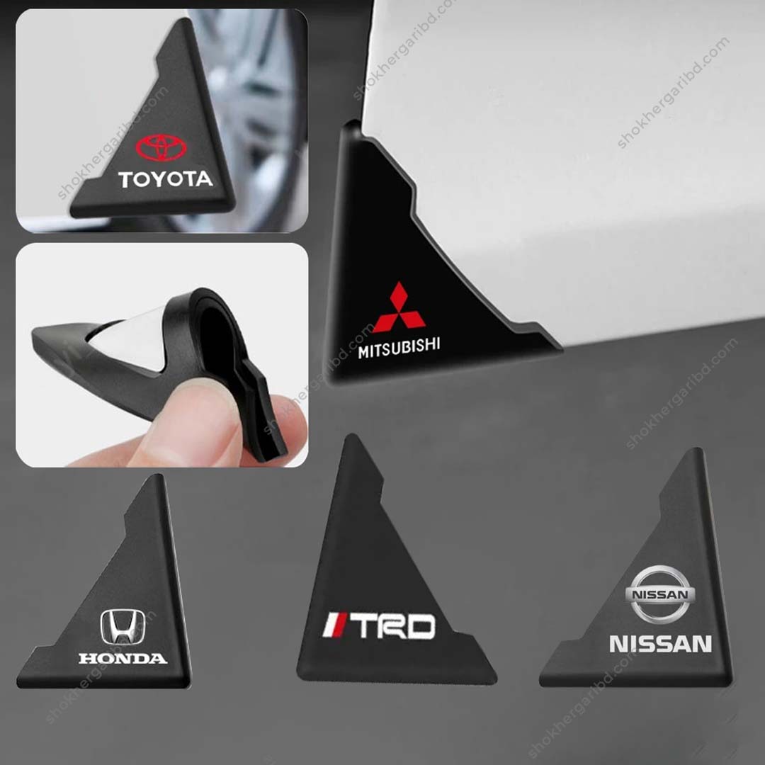 Car Door Corner Protector Black  2pcs image 4