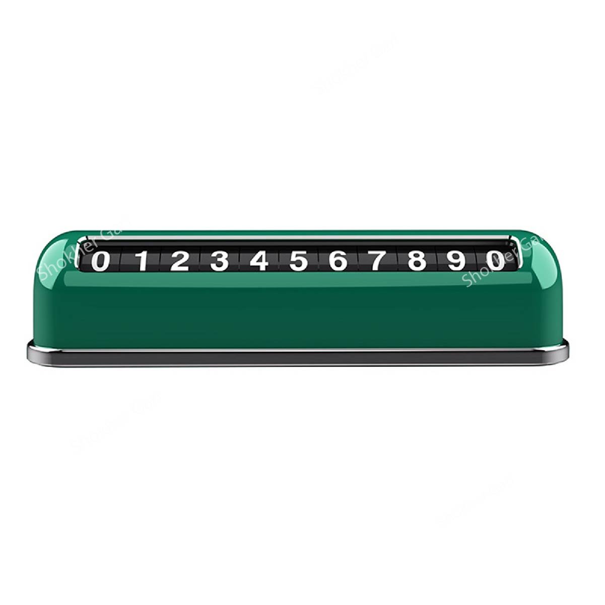 Rotary Hidden Temporary  Parking Mobile Number - Dark Green image