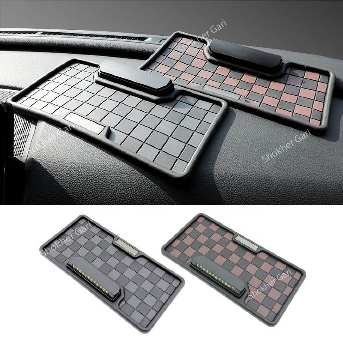 1pcs Non Slip Slide Phone Number Silicone Mat image 9