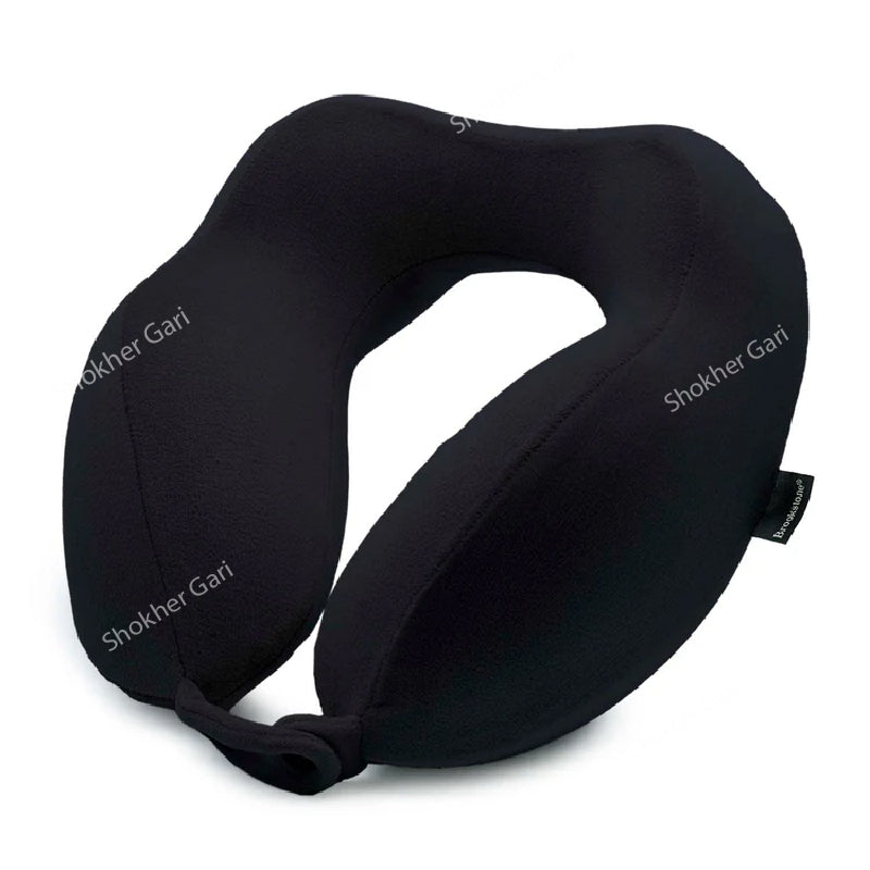 Velvet Lion Memory Foam Neck Pillow - Black image 4