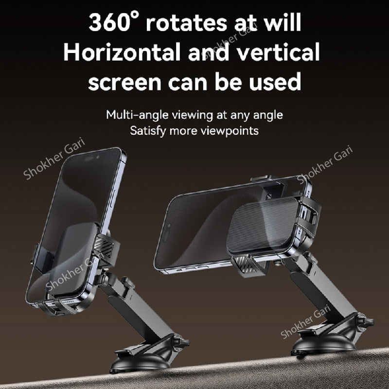 YESIDO C267 Suction Press Car Phone Holder image 2