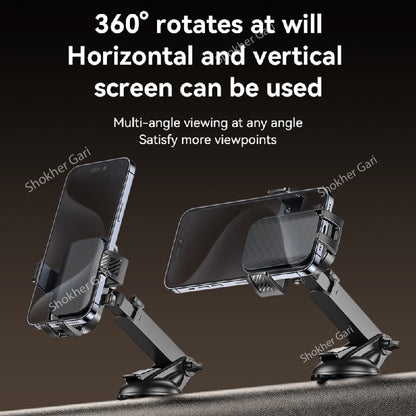 YESIDO C267 Suction Press Car Phone Holder image 2