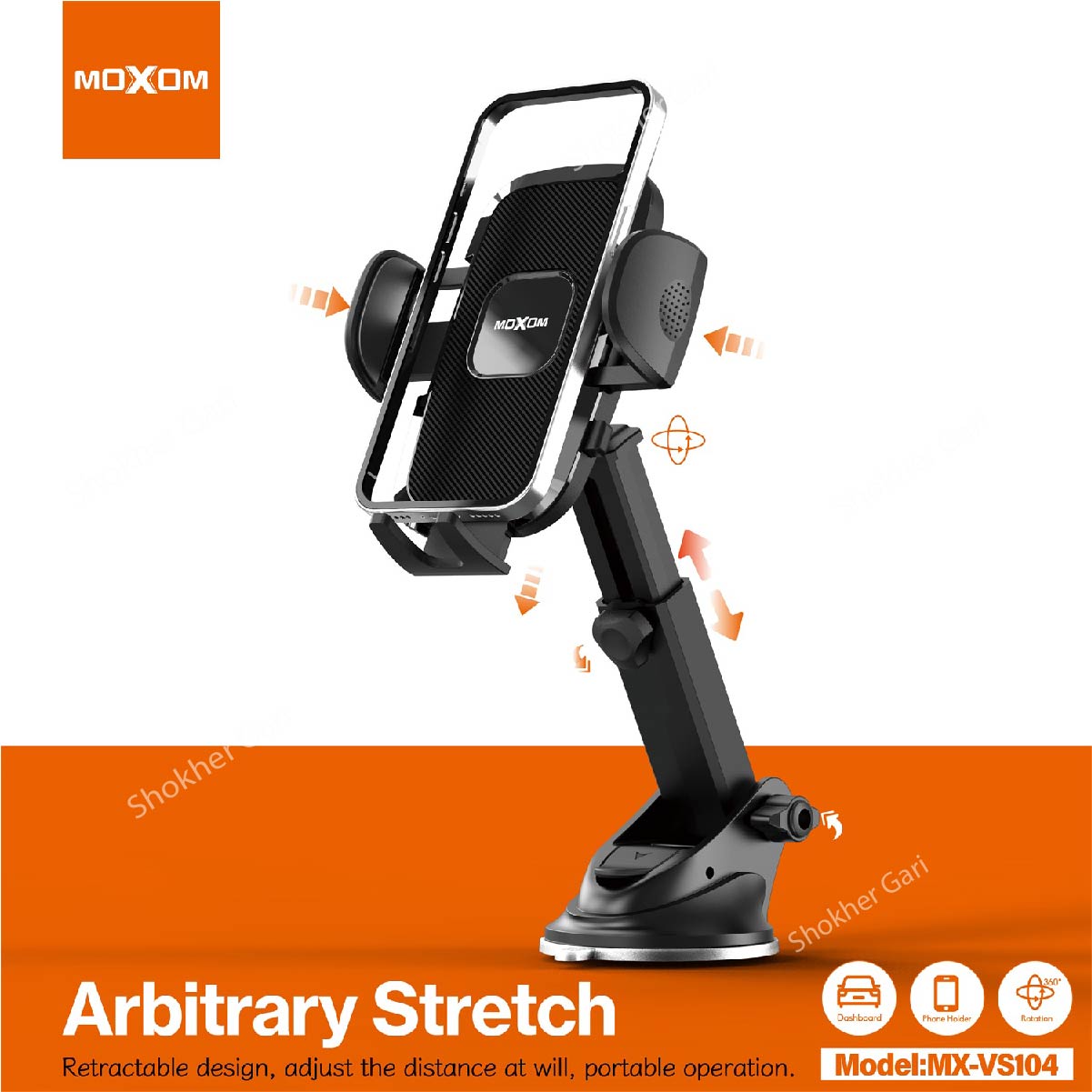 Moxom VS104 Dashboard Phone Holder image 4