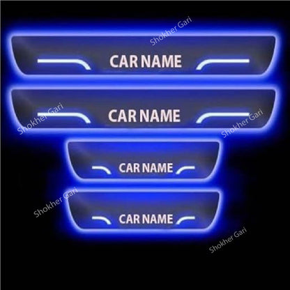 M/Y/P LED Car Door Footstep  Sill Plates Door 4pcs/2pcs Set image 1