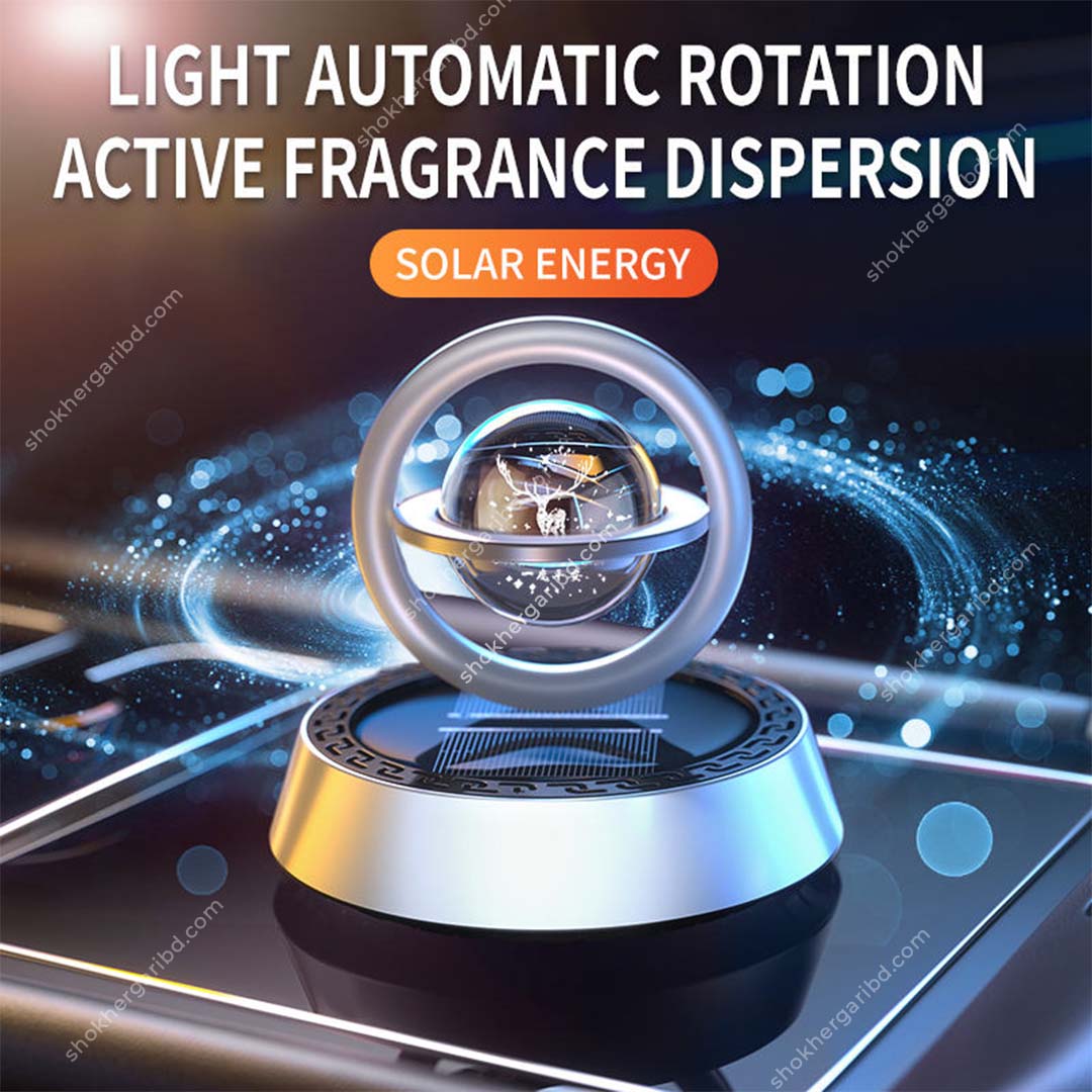 Car Solar Curve 2 Ring Solar Perfume image 2